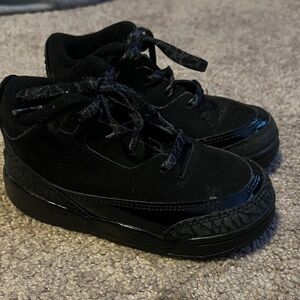 Jordan Kids All-Black Sneakers